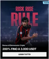 Bonus di benvenuto cripto 200 fino a 3 000 usdt